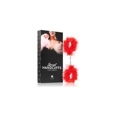 Secret play Червени белезници с марабу (P23970)