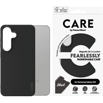 Image 1 of Panzer Гръб Care by PanzerGlass за Samsung Galaxy S25, Fashionable Case, QI Compatible, Черен