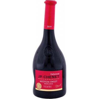 J.P. Chenet Červené Polosladké 12% 0,75 l (čistá fľaša)