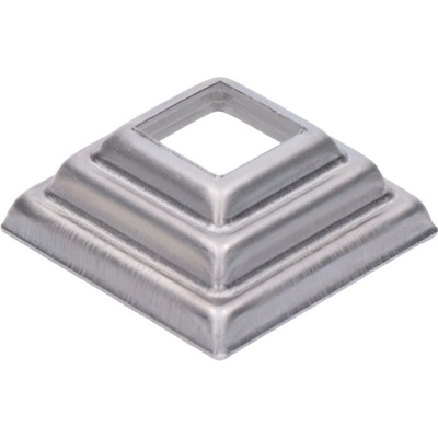 Krytka plechová, 57 x 57 x 23 mm, díra: 22 x 22 mm