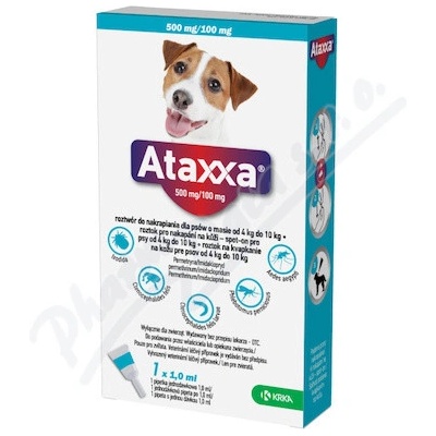 Ataxxa pro psy 4-10kg spot-on 1x1ml