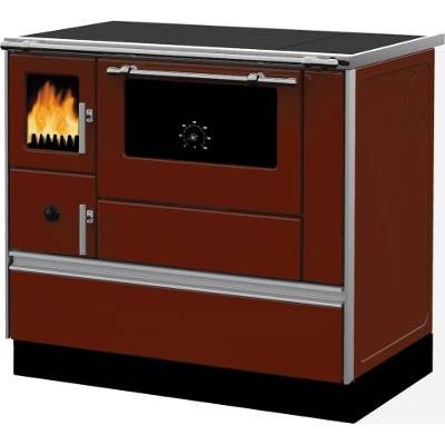 ALFA PLAM ALFA PLAM, sporák ALFA 90H DOMINANT ECO, teplovzdušný 6,7 kW, pravý, červený