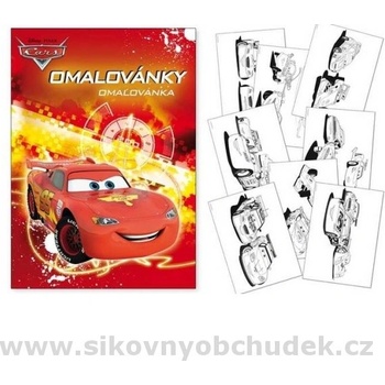 Omalovánky A4 Cars Disney