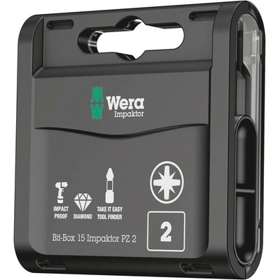 Wera -Box bity PZ 2 x 25 m 15 ks 05057763001