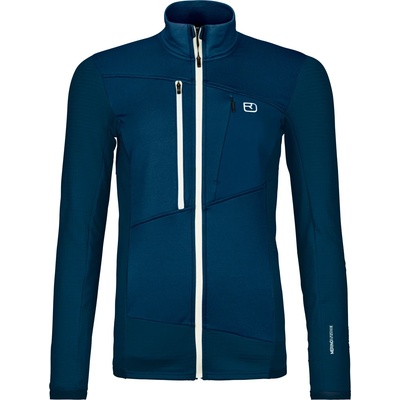 Ortovox Дамско вълнено яке Ortovox Women's Fleece Grid Jacket Fleece jacket - Deep Ocean (105-5184-0314)
