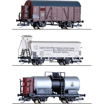 Image 1 of Tillig Комплект товарни вагони БДЖ, drg, csd, Епоха i (01817)