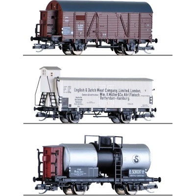 Tillig Комплект товарни вагони БДЖ, drg, csd, Епоха i (01817)
