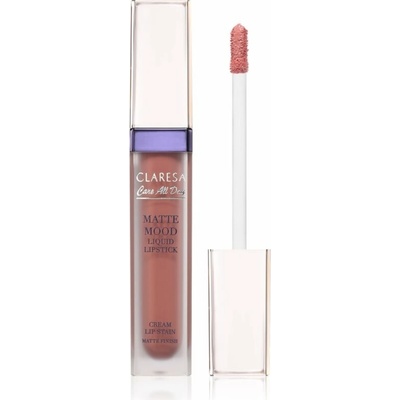 Claresa Care All Day matná tekutá rtěnka 01 Joyful 7 ml