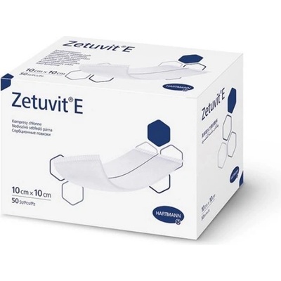 Zetuvit E nesterilný 10 x 10 cm 50 ks