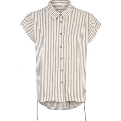 Broadway Pia 01 desert taupe stripe bílá