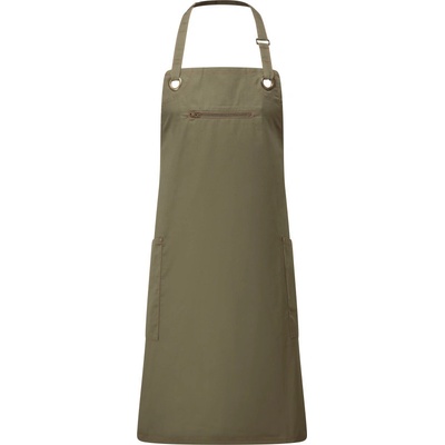 Premier Zástěra Barley PR 121 s laclem a bočními kapsami COT390121za599-olive/chest