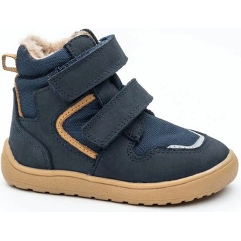 Protetika Gero Denim dětské barefoot zimní boty s membránou modrá