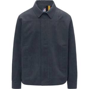 K-Way Мъжко ежедневно яке K-Way Shary Corduroy Casual jacket - Blue / Tartan Combo (003-3463-0112)