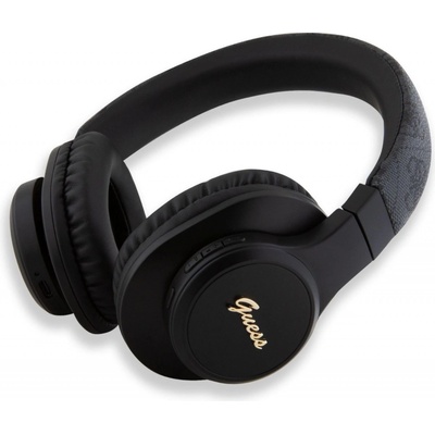 Guess PU Leather 4G Tone on Tone Script Logo Stereo Headphone