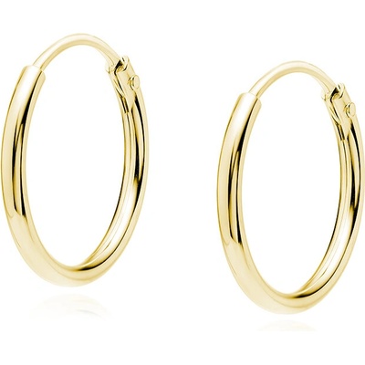 Olivie strieborné krúžky gold 7309