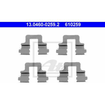 Sada príslušenstva obloženia kotúčovej brzdy ATE 13.0460-0259.2 (13046002592)