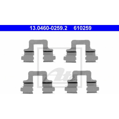 Sada príslušenstva obloženia kotúčovej brzdy ATE 13.0460-0259.2 (13046002592)