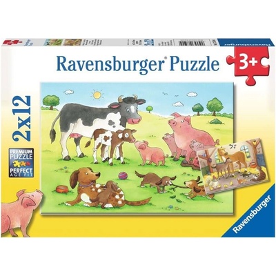 Ravensburger Zvířecí farma 2 x 12 dílků