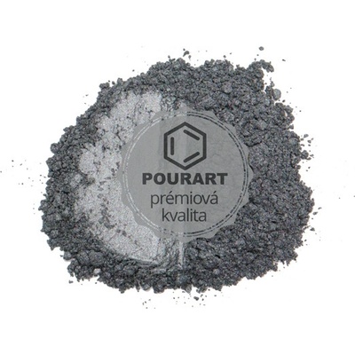 PourArt Metalický prášek DK407 Pearl Ebony Black 10 g – Zboží Dáma