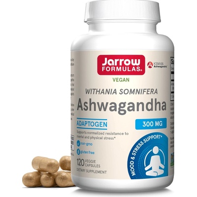 Jarrow Formulas Ashwagandha 300 mg 120 rastlinných kapsúl