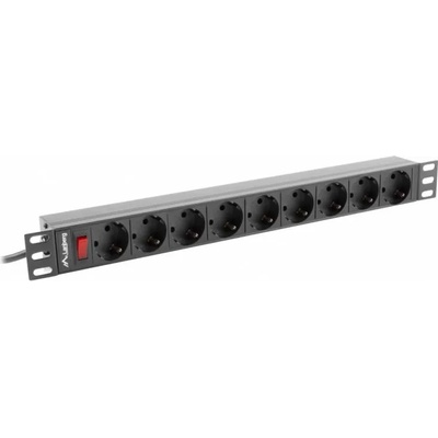 Lanberg 9 Plug PDU 1U (PDU-09F-0300-BK)