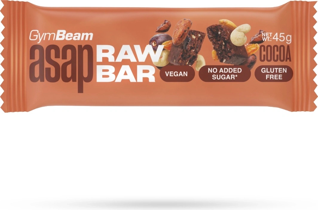 GymBeam ASAP Raw Bar 45 g какао