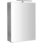 SAPHO Riwa - Огледален шкаф с LED осветление 50x70x17 см, сребрист дъб RIW050-0011 (RIW050-0011)