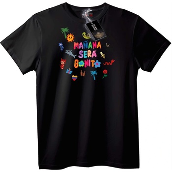 NOONEBRAND Тениска Утре Ще е Хубаво - M, Black