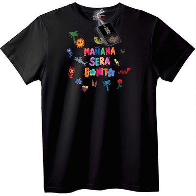 NOONEBRAND Тениска Утре Ще е Хубаво - M, Black