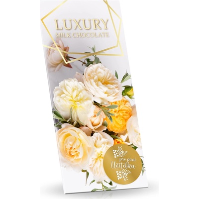Selllot Luxury žluté pivoňky mléčná s mandlemi a malinami 175 g