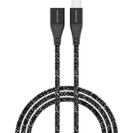 UGREEN Удължителен USB-C кабел - 4smarts Extension Cable USB-C Male to Female 60W (150 см) (черен) (496687)