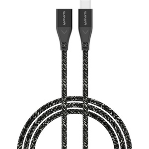 UGREEN Удължителен USB-C кабел - 4smarts Extension Cable USB-C Male to Female 60W (150 см) (черен) (496687)
