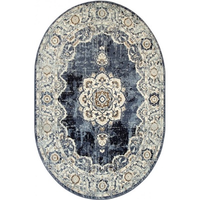 Nej-koberce Victoria 7094A Ornament modrý / krémový / béžový