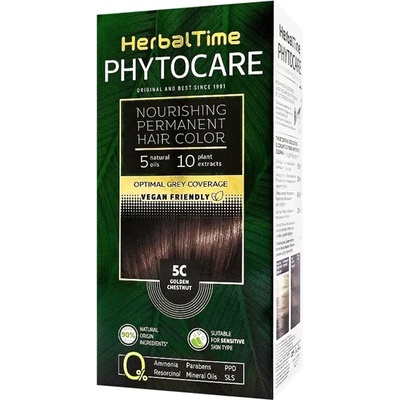 Herbal Time Phytocare Боя за коса, 5C Златист кестен