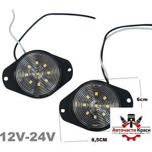  Габарити led Бял 12-24v 4бр. к-т -894069-1 ('269540)