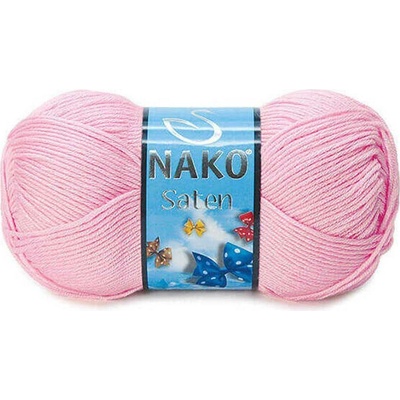Nako Saten světle růžová 2197