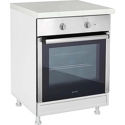 Matis Кухненски шкаф долен за вградена фурна alba d60 r бяло