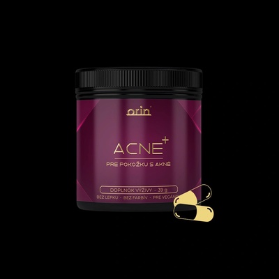 ORIN ACNE+ pre pokožku a akné 60 kapsúl