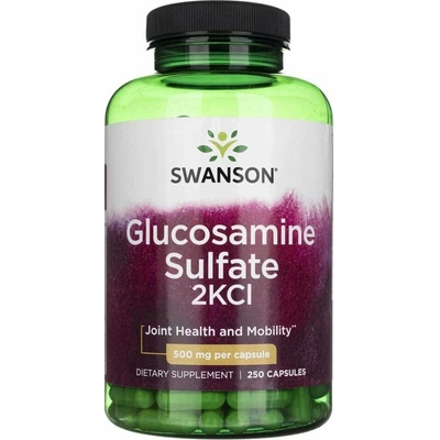 Swanson Glucosamine Sulfate 2KCl 250 kapslí 500 mg