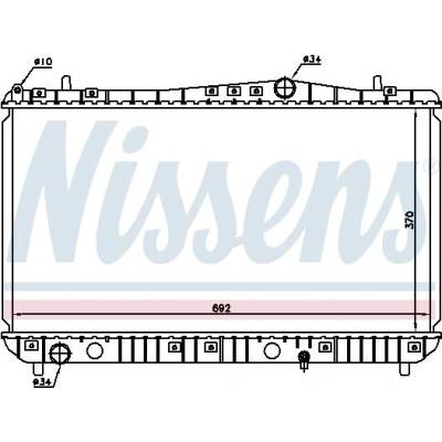 Chladič motoru NISSENS 61664