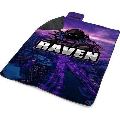 Sablio Plážová deka FORTNITE RAVEN Steampunk mesto