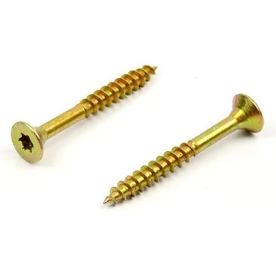 Univerzální vrut do dřeva 6x45/30 TORX zinek žlutý