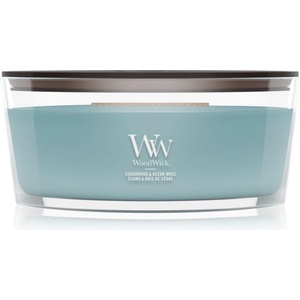 WoodWick Cedarwood & Ocean Moss ароматна свещ с дървен фитил 453.6 гр