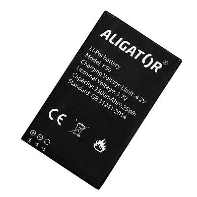 ALIGATOR baterie pro K50 eXtremo, Li-Pol 2500 mAh, originální (AK50BAL)