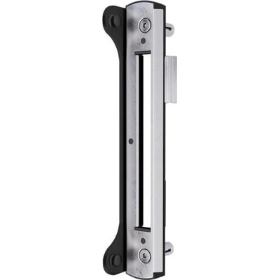 LOCINOX SFKM QF 9005 - dorazová lišta pro zadlabací zámky , pro profil 40 až 60 mm, pro křídlové branky, černá SFKMQF_9005