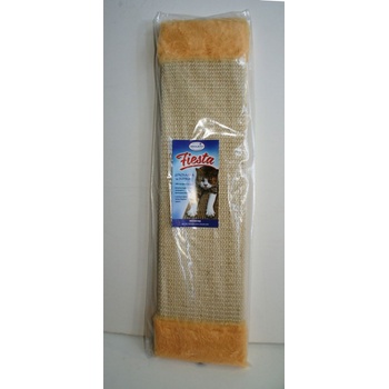 Miazoo Миазоо Fiesta - Драскалка с плюш за котки - 63 х 15 см. с котешка трева - бяла