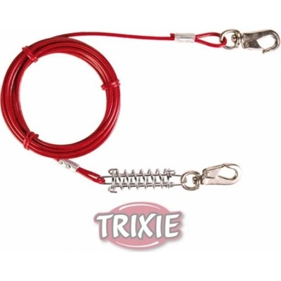 Trixie Zahradní vodítko úvaz z ocelového lanka