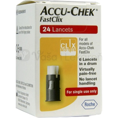 Accu Chek Fastclix lancets 24 ks