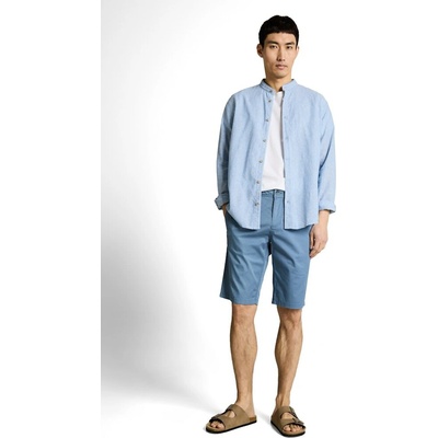 Tom Tailor pánské chino kraťasy 1049727 39607 Modrá