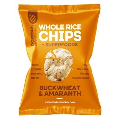 BOMBUS Rýžové chipsy pohanka amarant 60g